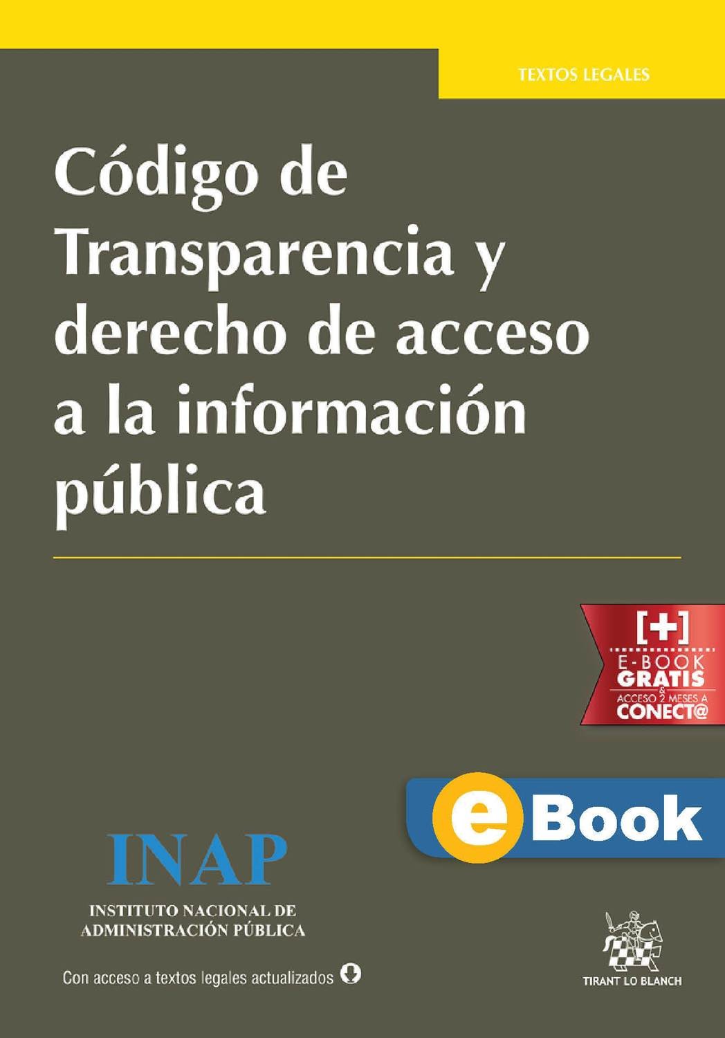 Código de Transparencia y derecho de acceso a la información pública (eBook)