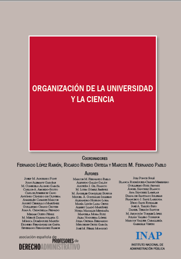 Organización de la Universidad y la Ciencia: Actas XIII Congreso AEPDA